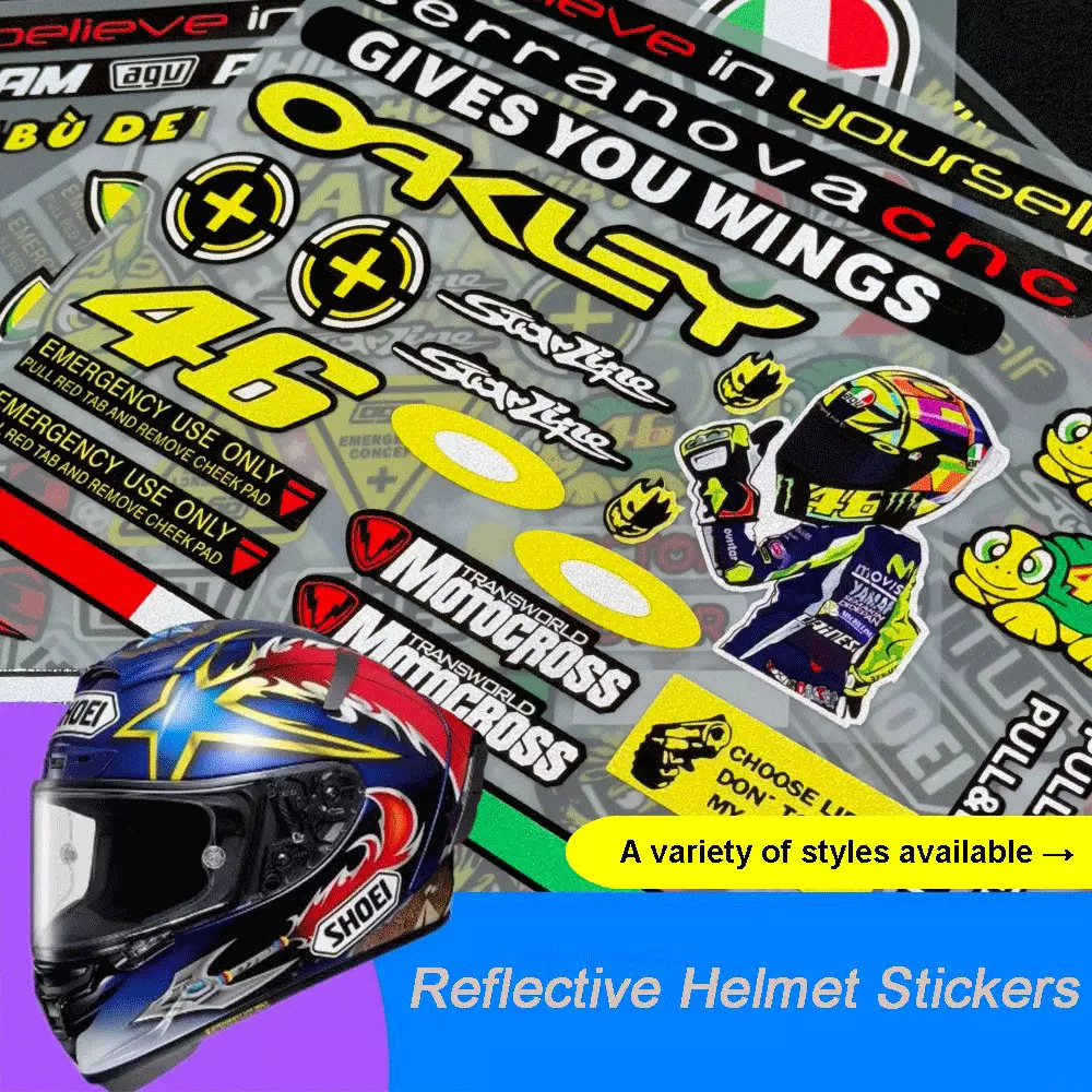 Mountain Biking Kit - Reflective Decor Stickers for Car Motorcycle