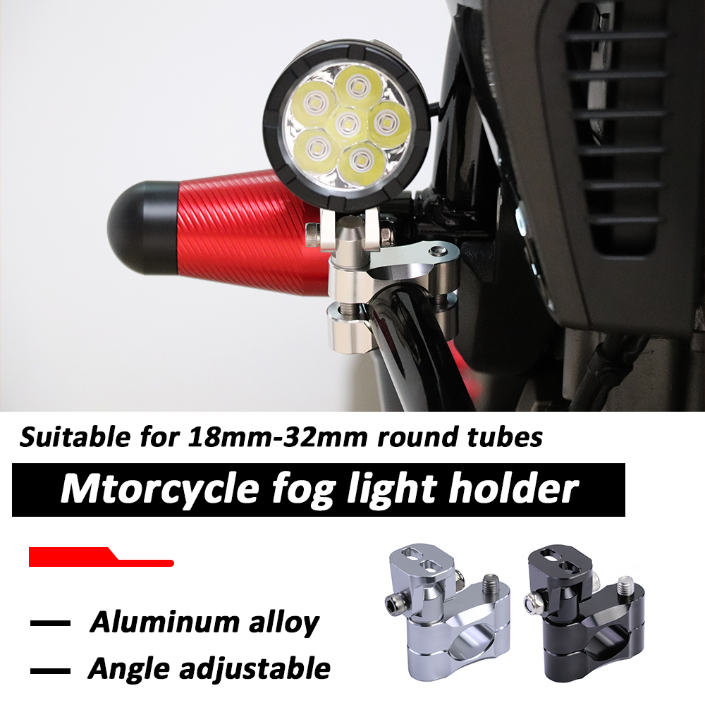 Mountain Biking Denver - Motorcycle Accessories LED Spotlight Mount Bracket