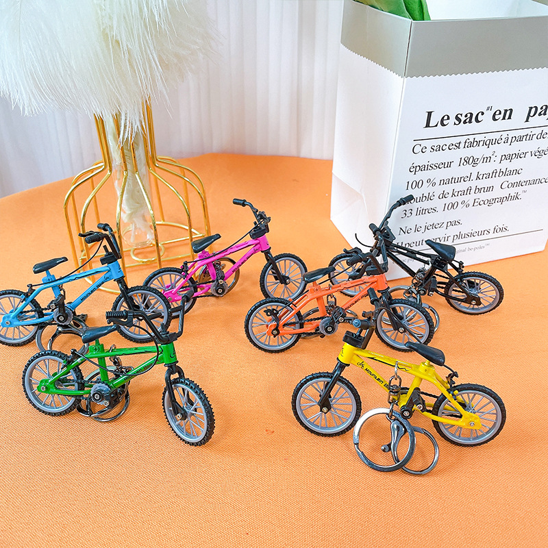 Mountain Biking Gifts - Mini Alloy Model Bike keychain Cast