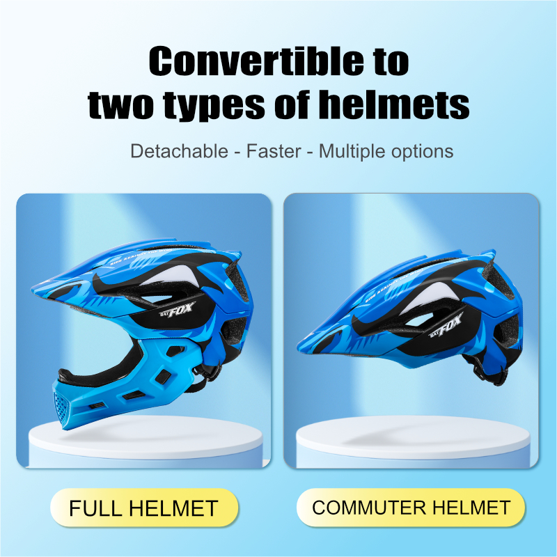BATFOX Kids Full Face Bike Hel - Mountain Biking Helmet Kids ulasan dan harga