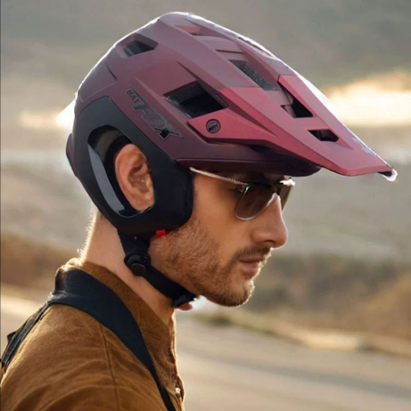 BATFOX 3/4 MTB Bicycle Helmet  - Mountain Biking Helmet Kids ulasan dan harga