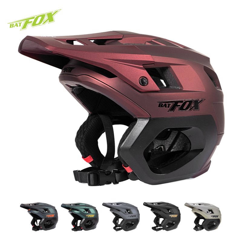 BATFOX 3/4 MTB Bicycle Helmet  - Mountain Biking Helmet Kids ulasan dan harga