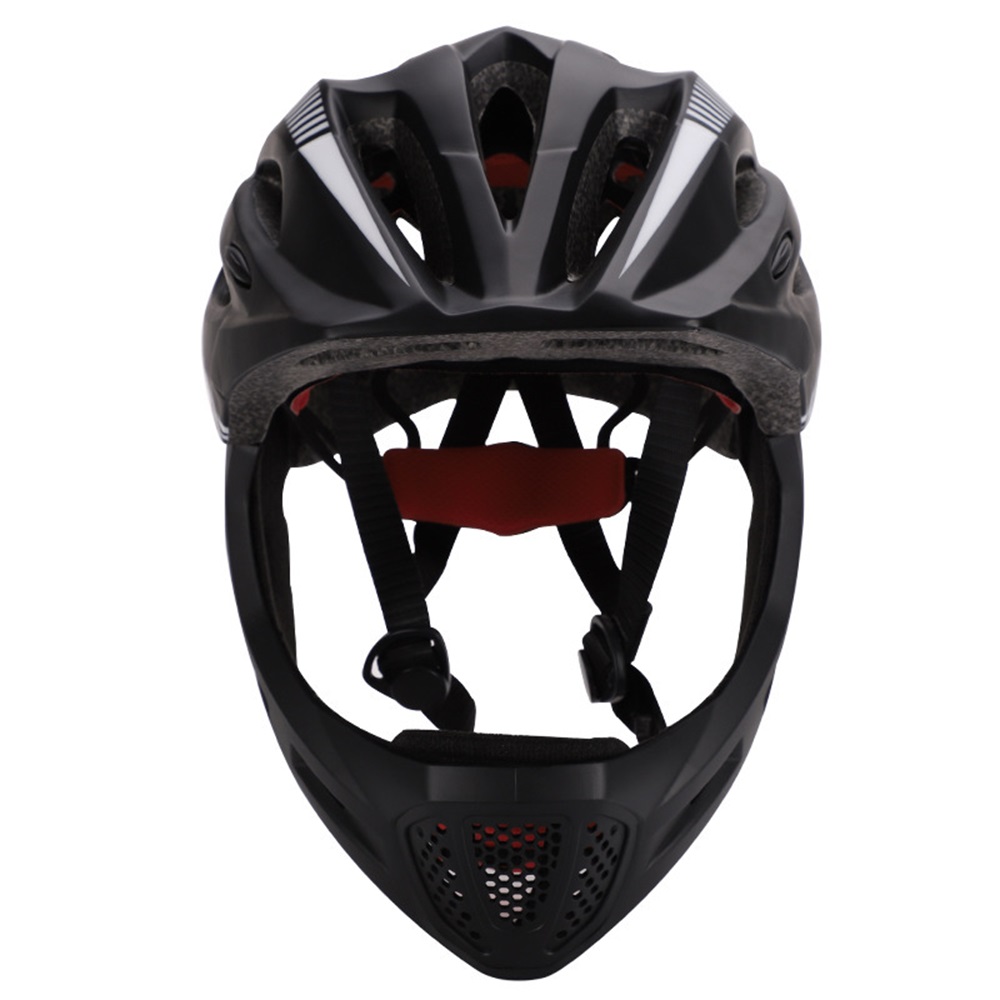NEW Children full face with LE - Mountain Biking Helmet Kids ulasan dan harga