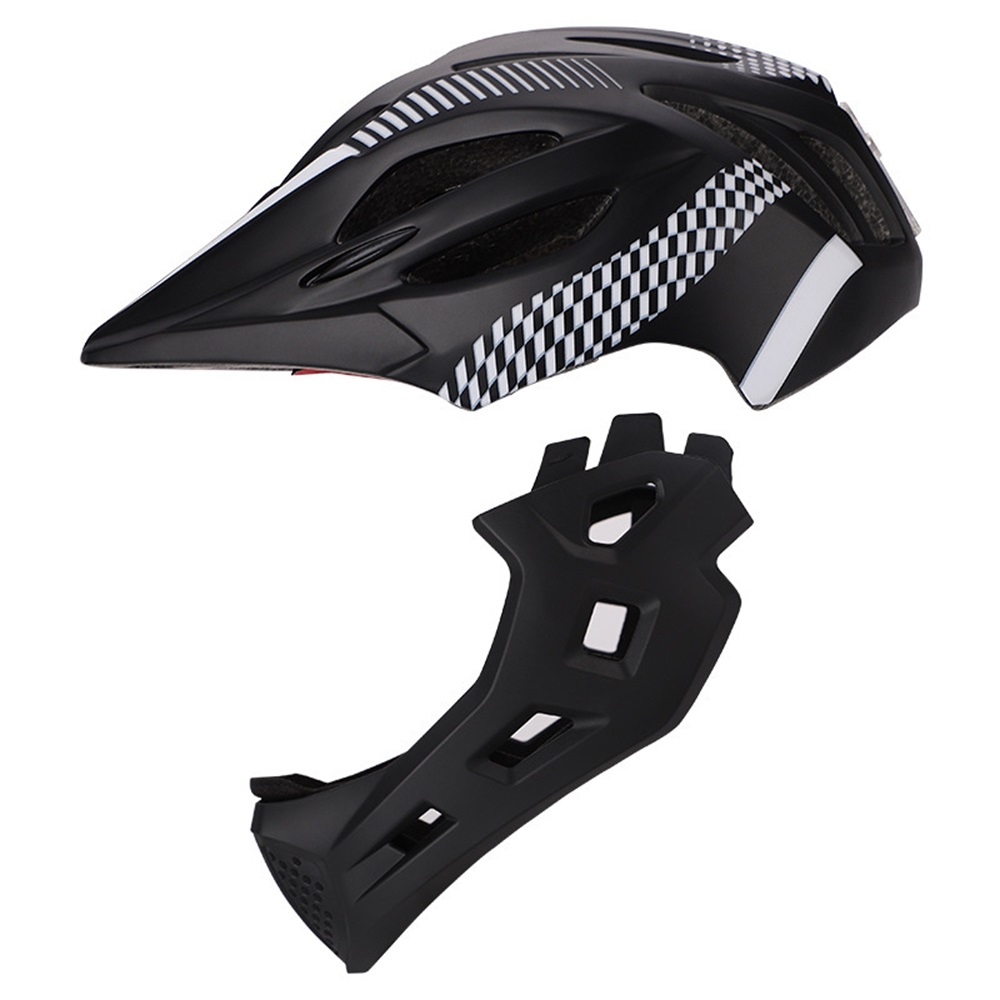NEW Children full face with LE - Mountain Biking Helmet Kids ulasan dan harga