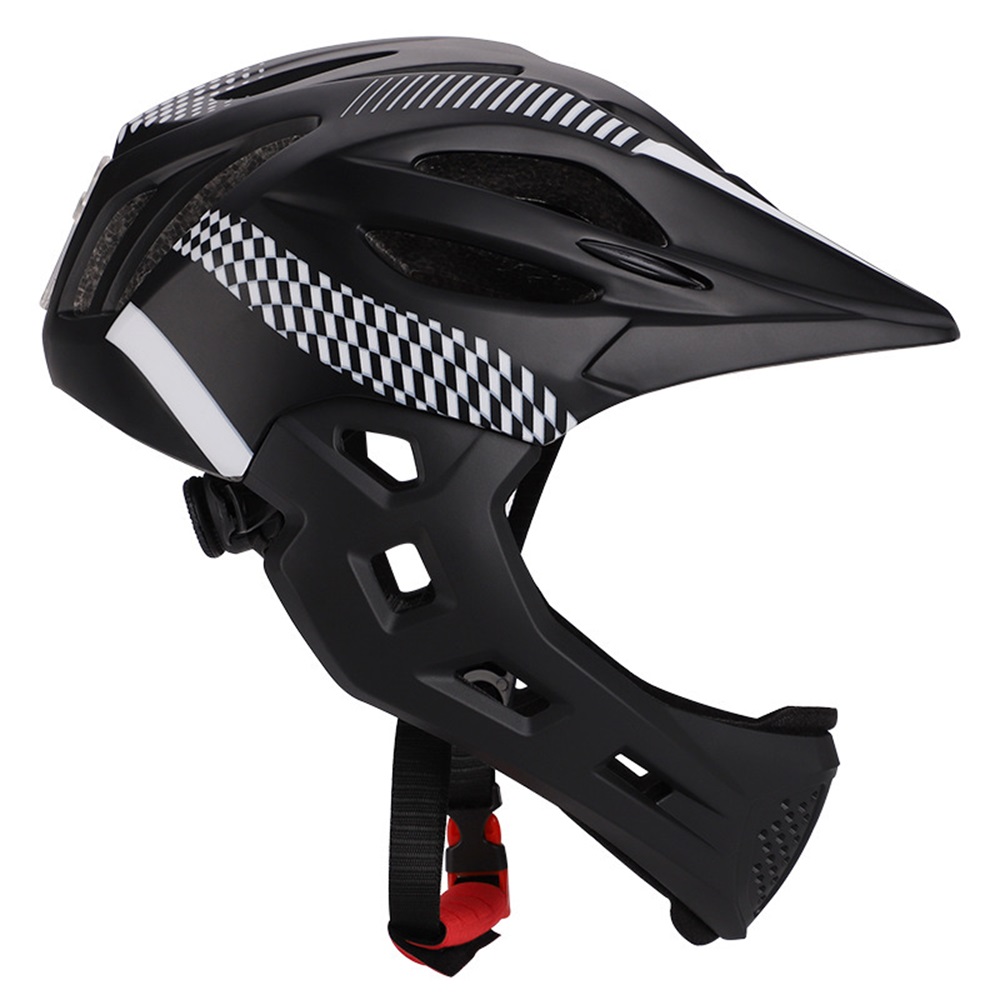 NEW Children full face with LE - Mountain Biking Helmet Kids ulasan dan harga