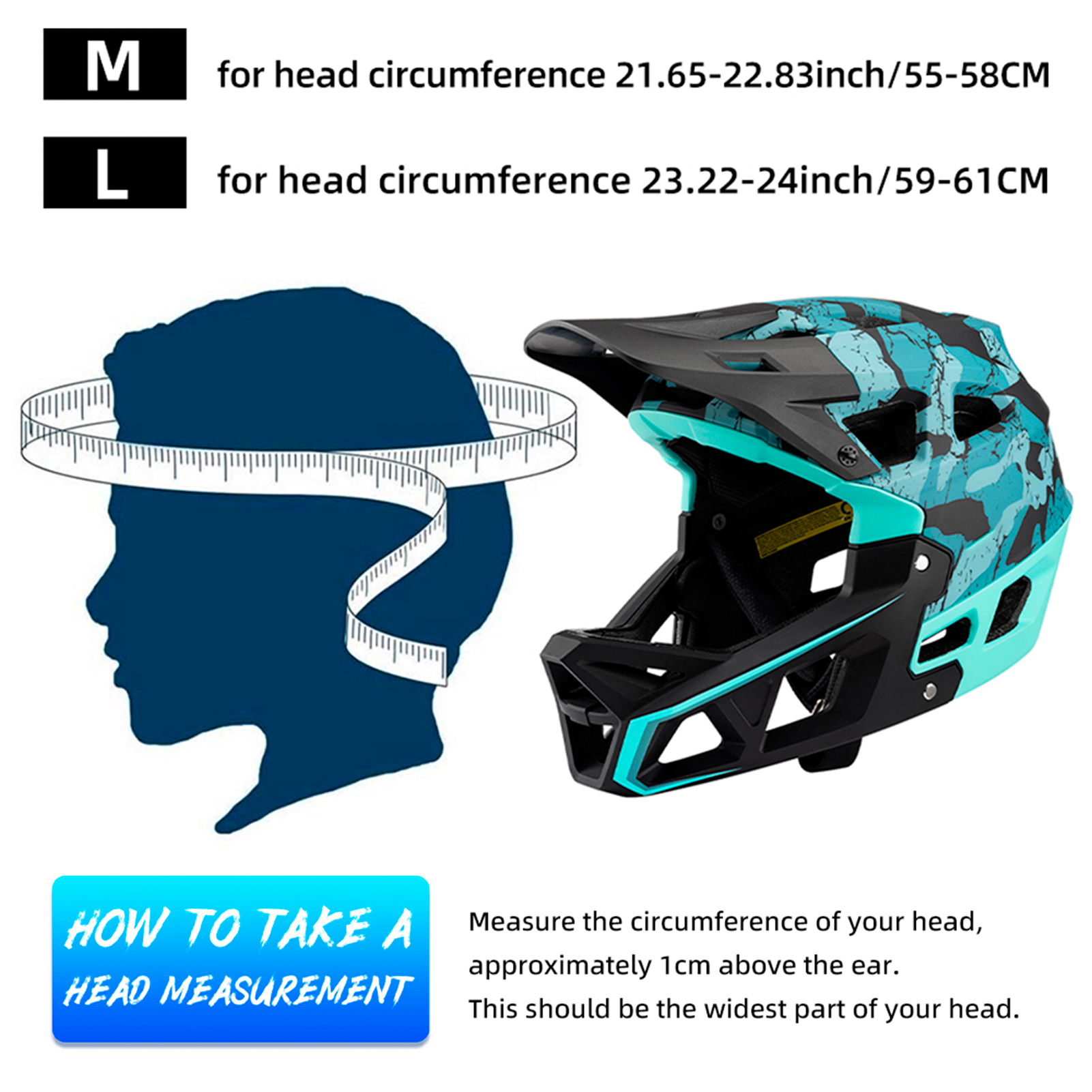 Full Face Mountain Bike Helmet - Mountain Biking Helmet Kids ulasan dan harga