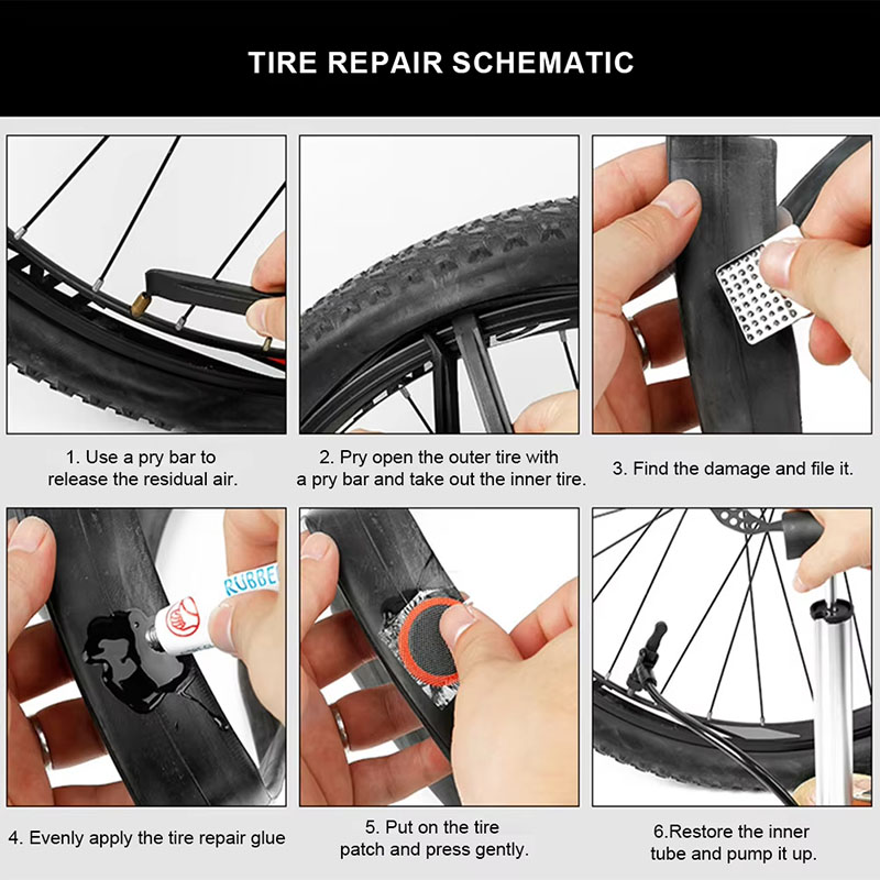 39pcs Bike Tire Repair Kit - B - Mountain Biking Kit ulasan dan harga