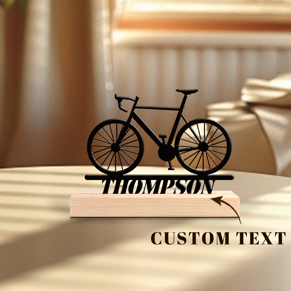 1Pc Csutom Mountain Bike Woode - Mountain Biking Gifts ulasan dan harga