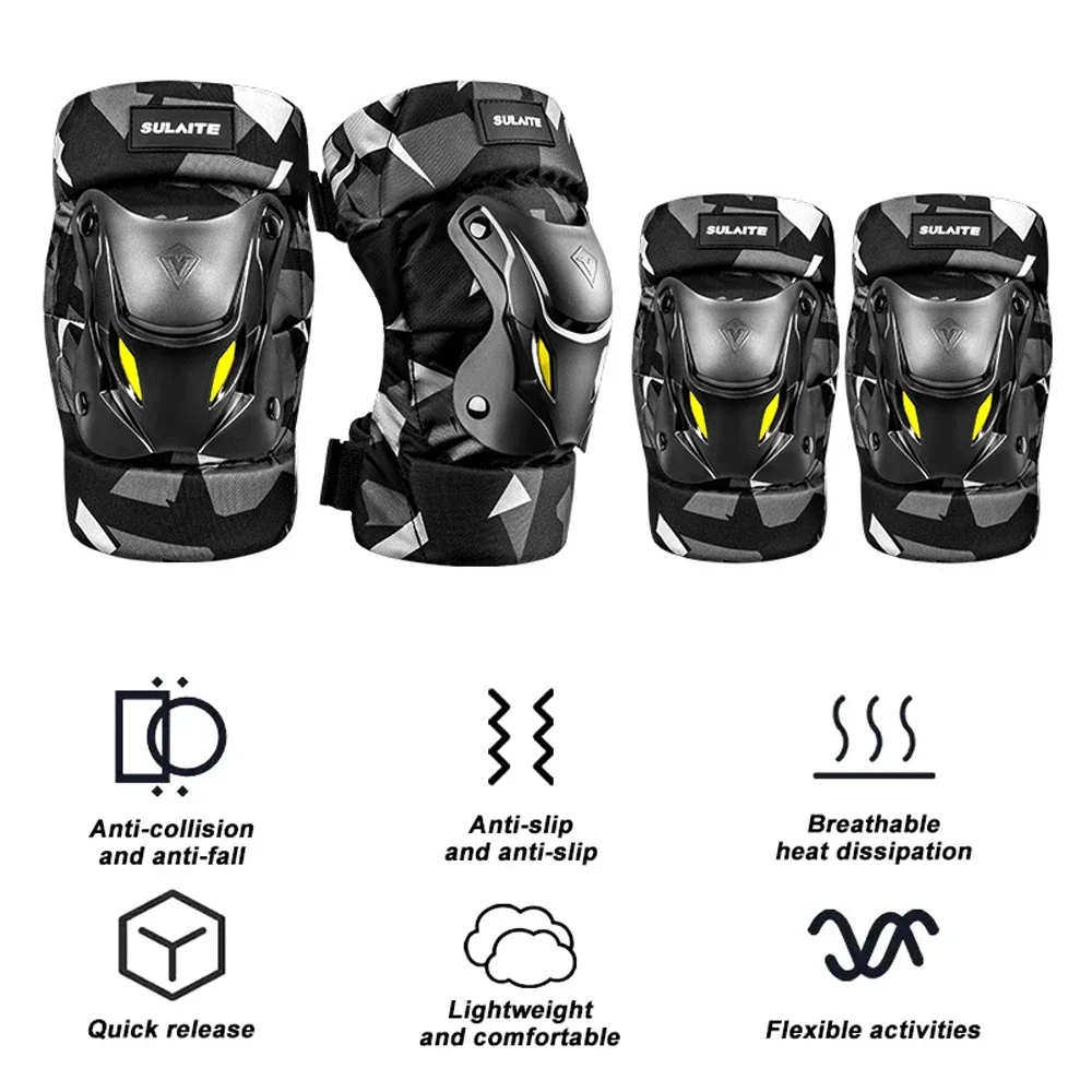 FAATTQQ 1Pair Motorcycle Elect - Mountain Biking Knee And Elbow Pads ulasan dan harga