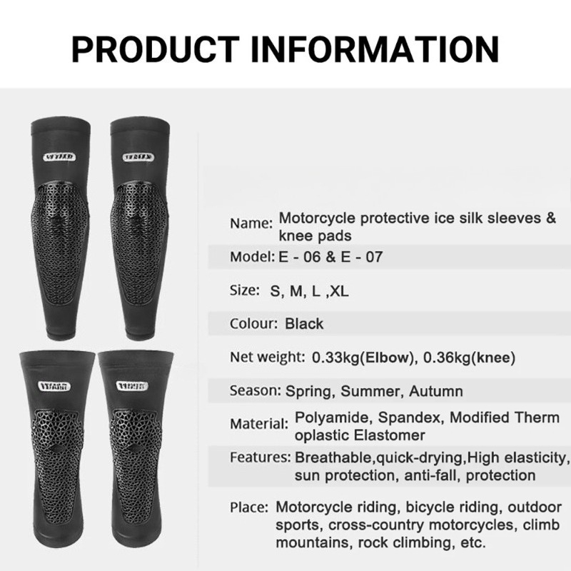 Anti-fall Knee Elbow Pads, Hig - Mountain Biking Knee And Elbow Pads ulasan dan harga