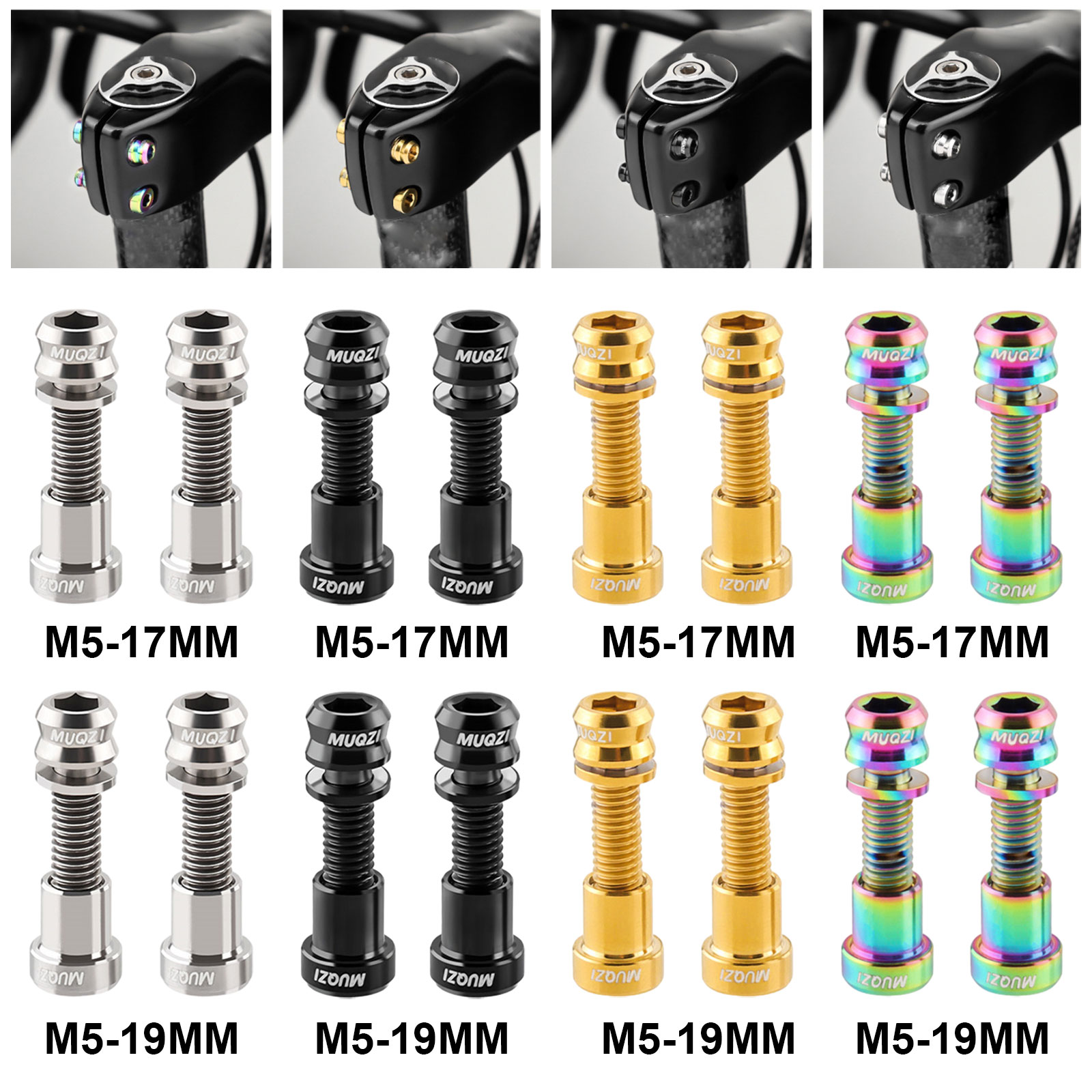2 Set Bike Carbon Stem Bolts N - Mountain Biking Kit ulasan dan harga