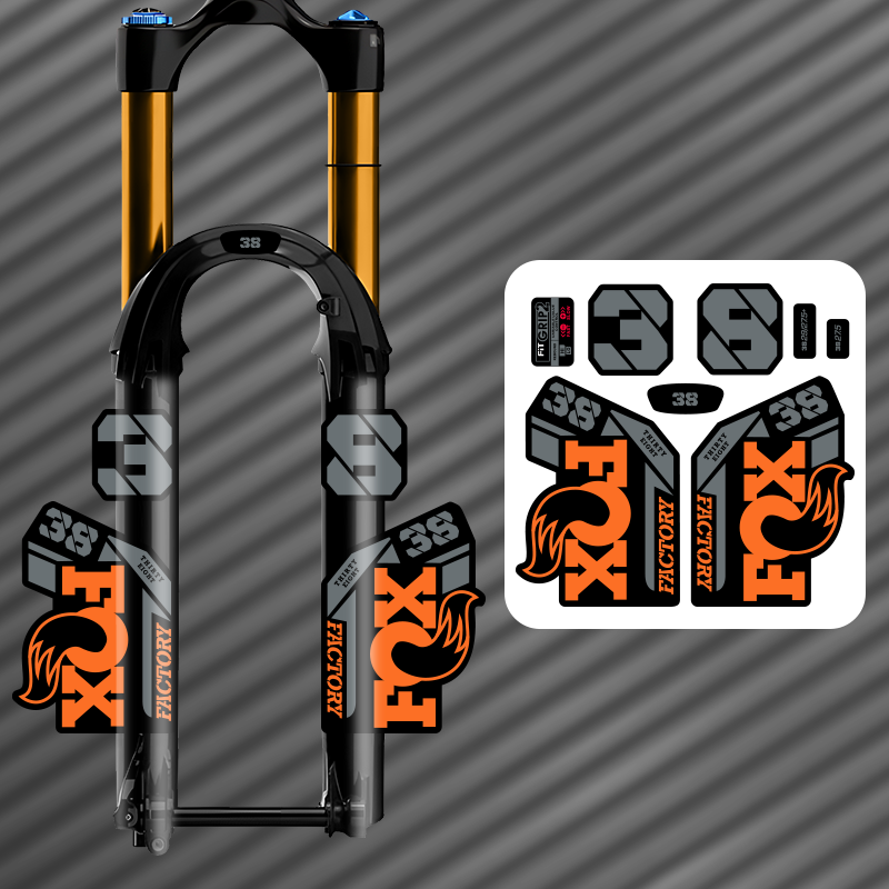 ENDURO Front Fork Stickers For - Mountain Biking Jersey ulasan dan harga