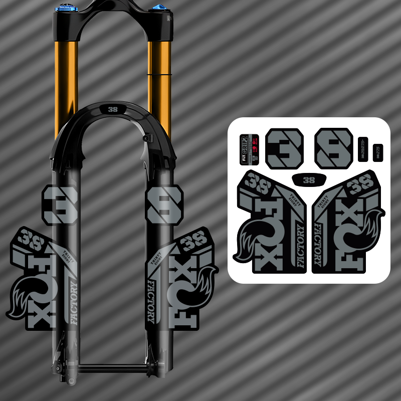 ENDURO Front Fork Stickers For - Mountain Biking Jersey ulasan dan harga