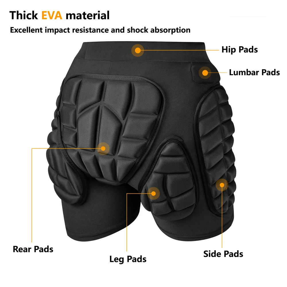 New Ski Shorts Skating Hip Pro - Mountain Biking Knee And Elbow Pads ulasan dan harga