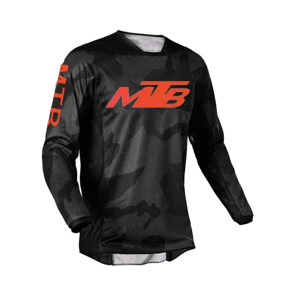 Men's Outdoor Cycling Long-Sle - Mountain Biking Jersey ulasan dan harga