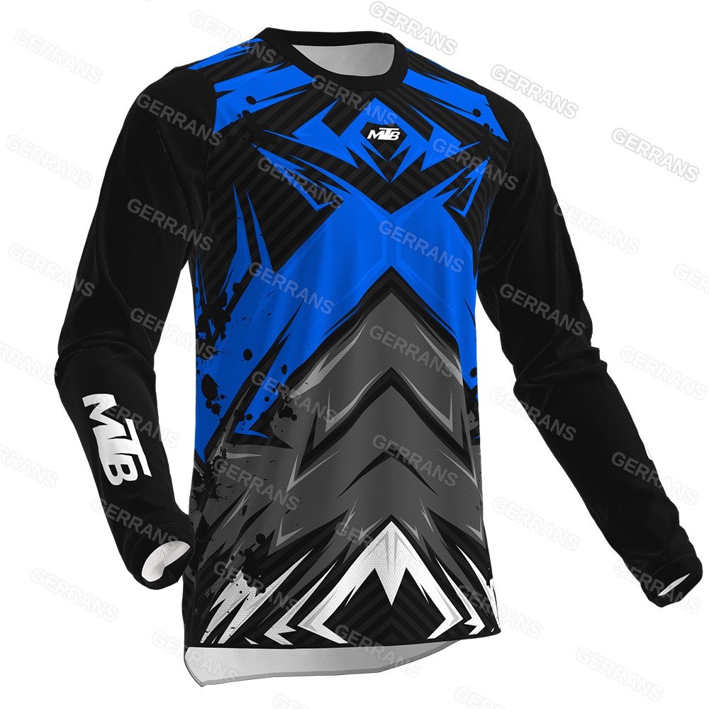 Men's Outdoor Cycling Long-Sle - Mountain Biking Jersey ulasan dan harga