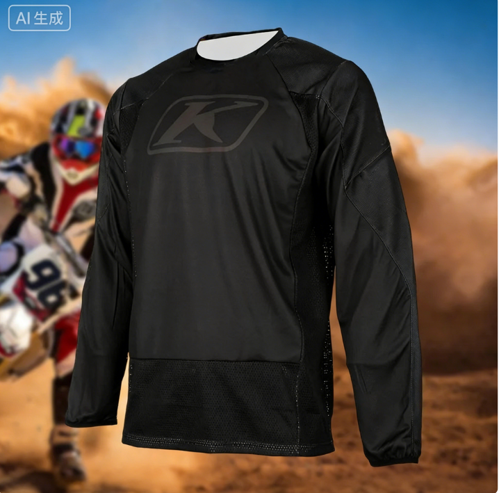 Summer BMX DH MTB Long Sleeved - Mountain Biking Jersey ulasan dan harga