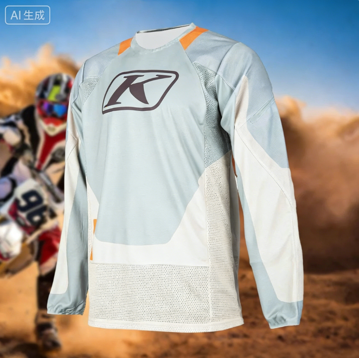 Summer BMX DH MTB Long Sleeved - Mountain Biking Jersey ulasan dan harga