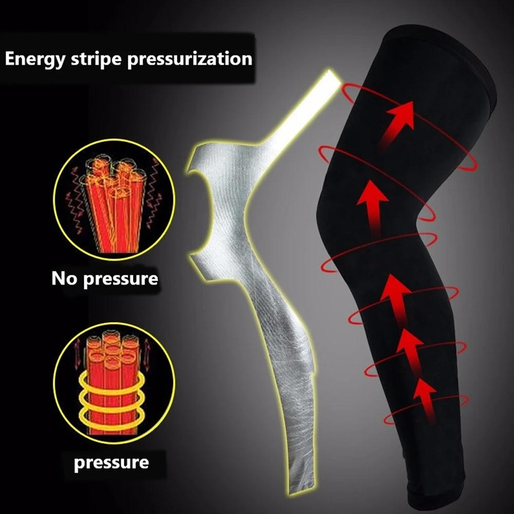 1 PCS Full Leg Compression Sle - Mountain Biking Knee And Elbow Pads ulasan dan harga
