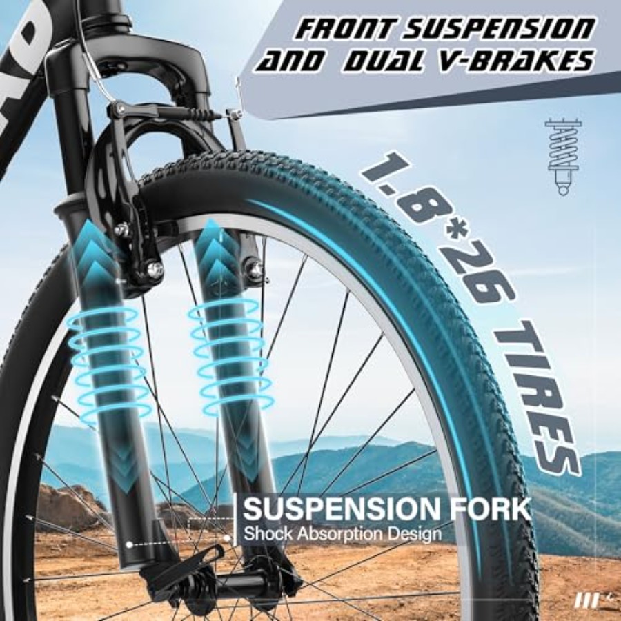 26 Mountain Bike for Urban Com - Mountain Biking Gear ulasan dan harga