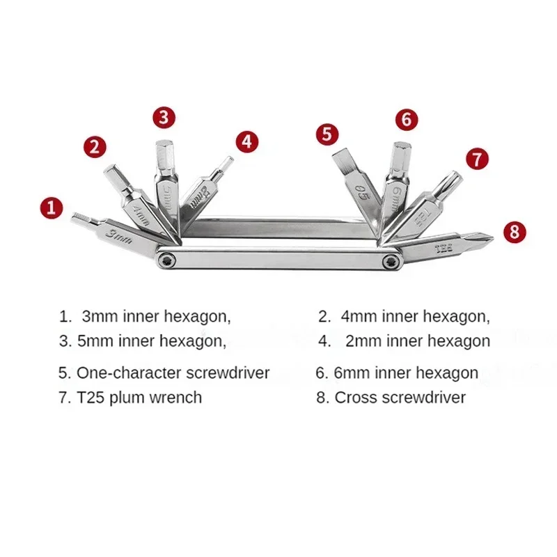 8-in-1 Bicycle Multi-Tool Kit  - Mountain Biking Kit ulasan dan harga